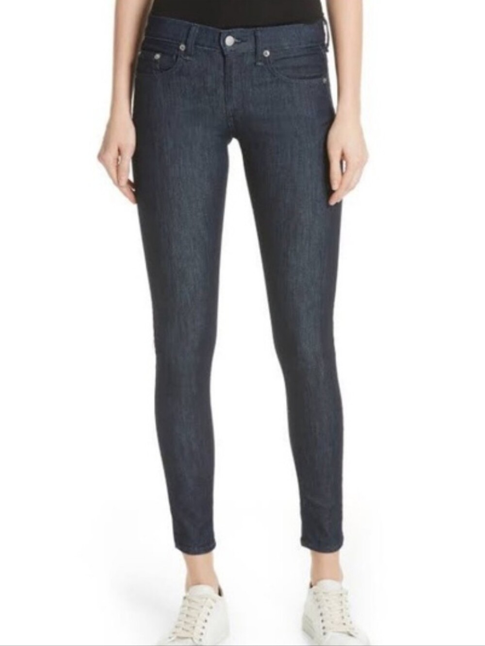 rag and bone skinny indigo jeans size 25